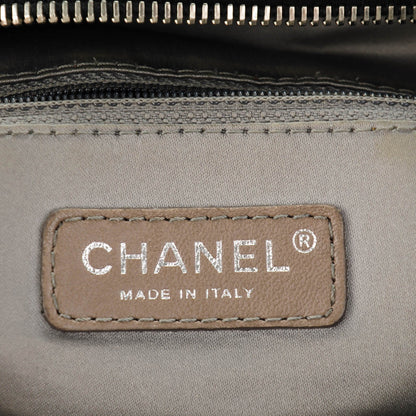 Chanel Glazed Calfskin Twisted Large Tote Black 6 of 7