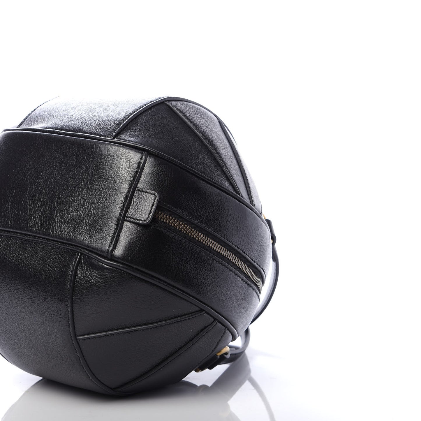 Piuma Lux Energy Tifosa Basketball Shaped Shoulder Bag Black