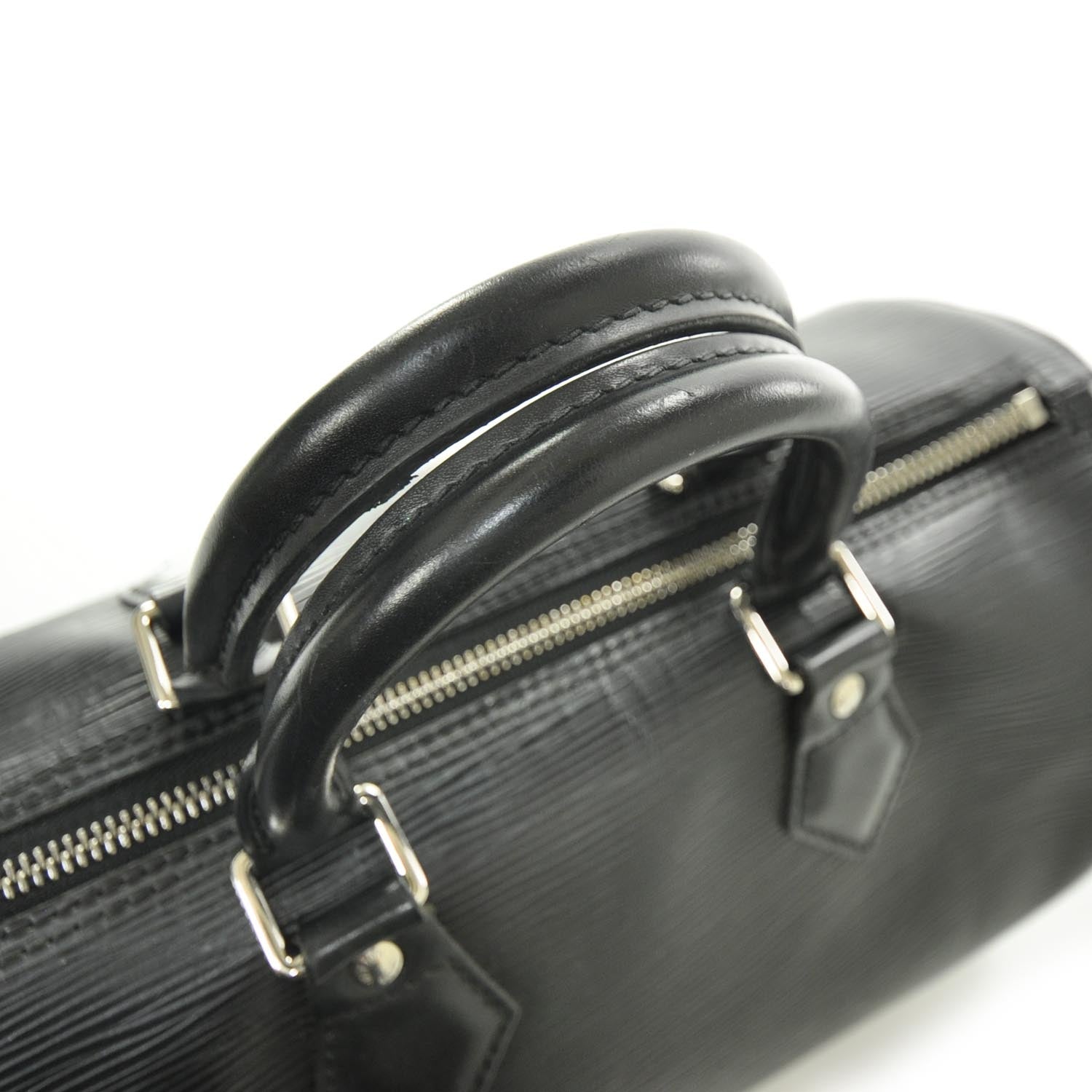 Louis Vuitton Epi Speedy 25 Black 6 of 9