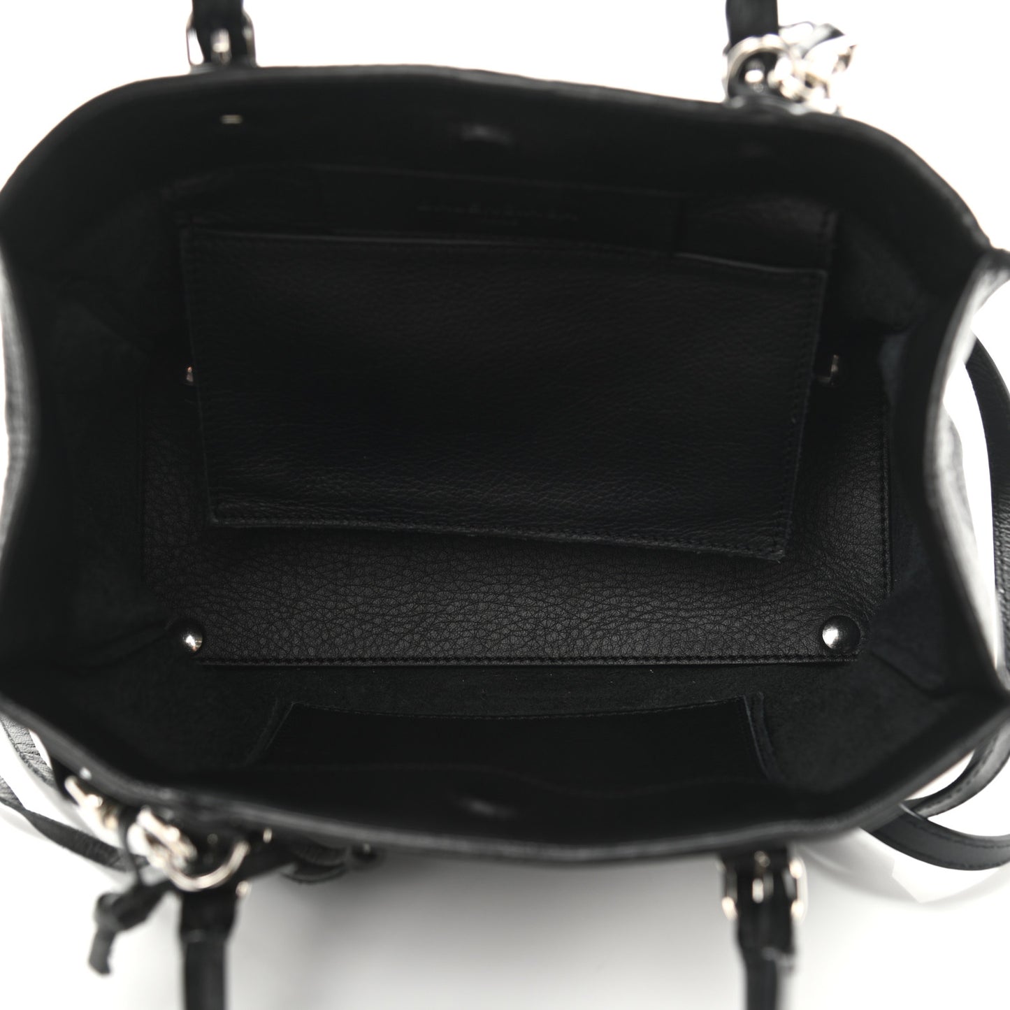 Calfskin Papier Mini A4 Tote Black