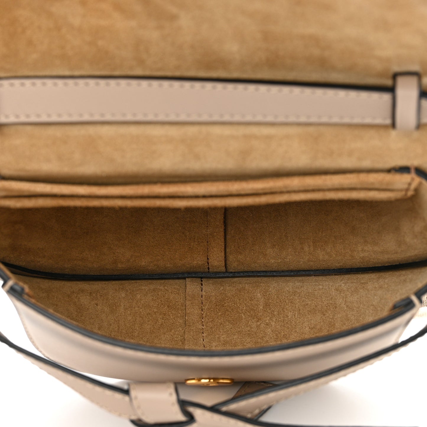 Calfskin Jacquard Mini Gate Dual Bag Sand