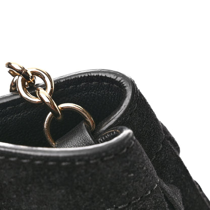 Burberry Suede Fringe Mini Bucket Bag Black 9 of 9