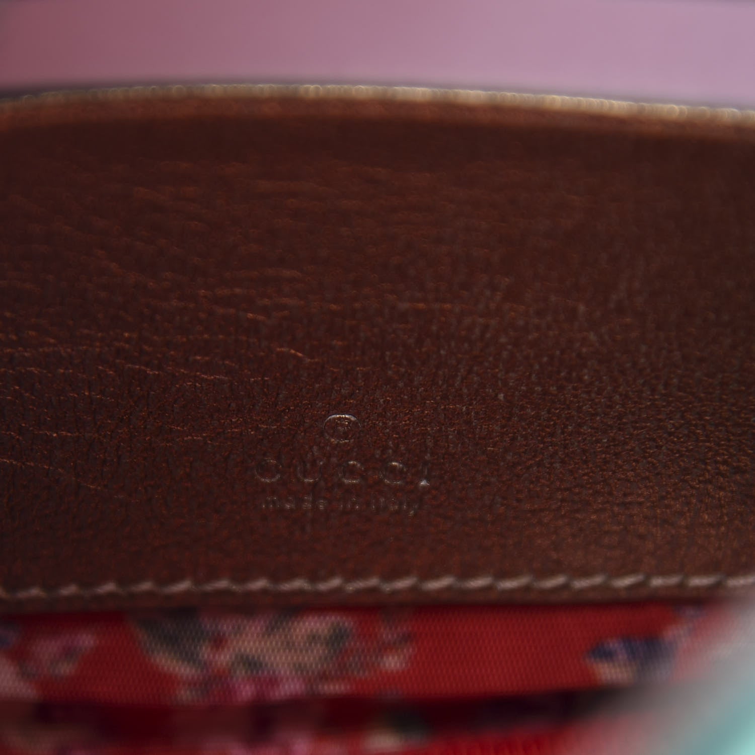 Gucci Laminated Nappa Trapuntata Mini Zumi Dome Shoulder Bag Rosso Jasmine Green Rame 5 of 9