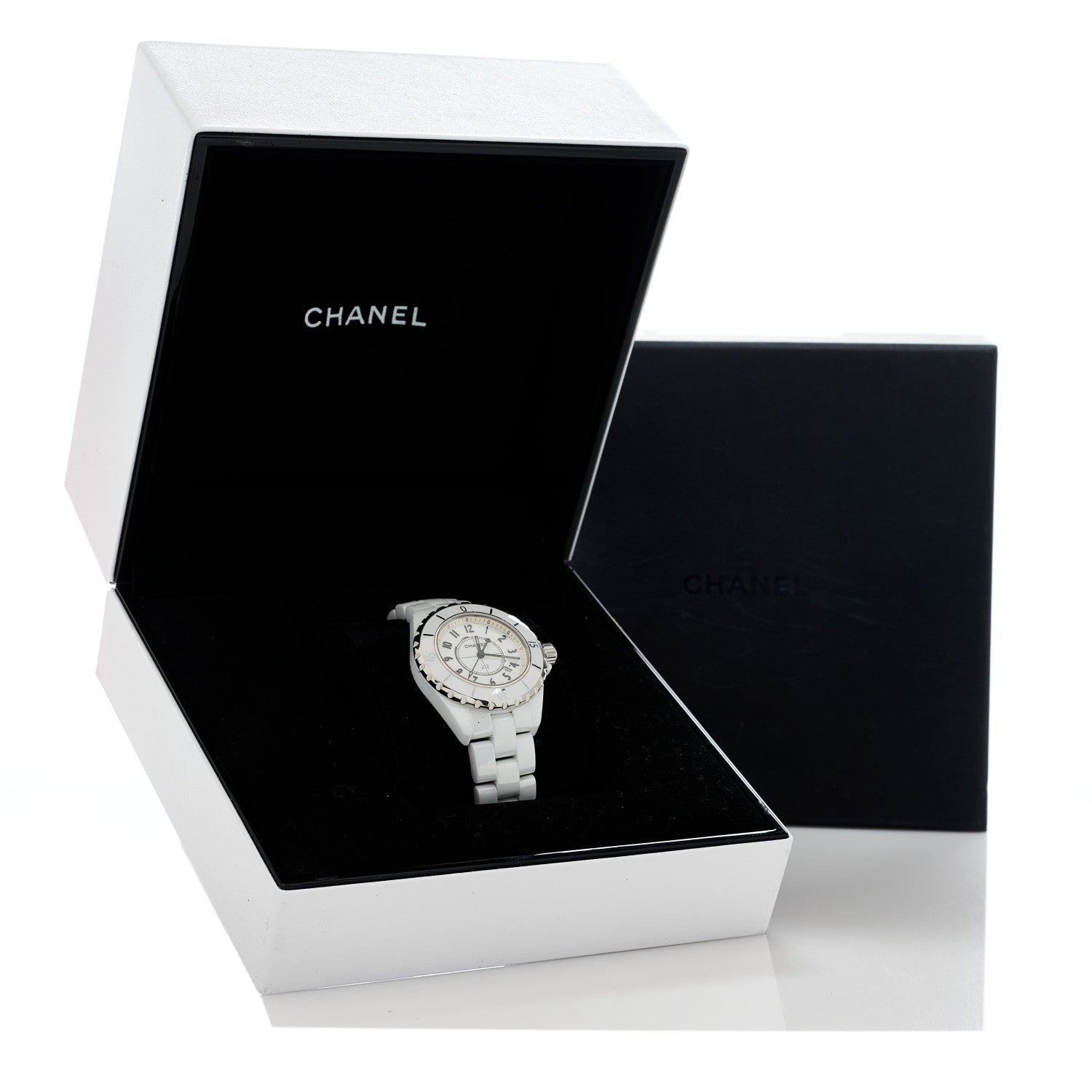 Chanel Stainless Steel Ceramic 33mm J12 Quartz Watch White 5 of 5