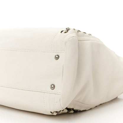 Chanel Calfskin East West Modern Chain Tote White 11 of 15
