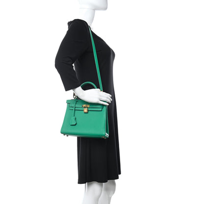 Hermes Togo Kelly Retourne 25 Menthe 2 of 11