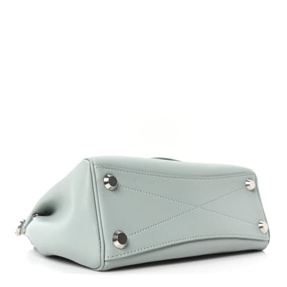 Balenciaga Smooth Calfskin Mini Bel Air Carry All Bag Mineral Green 4 of 9