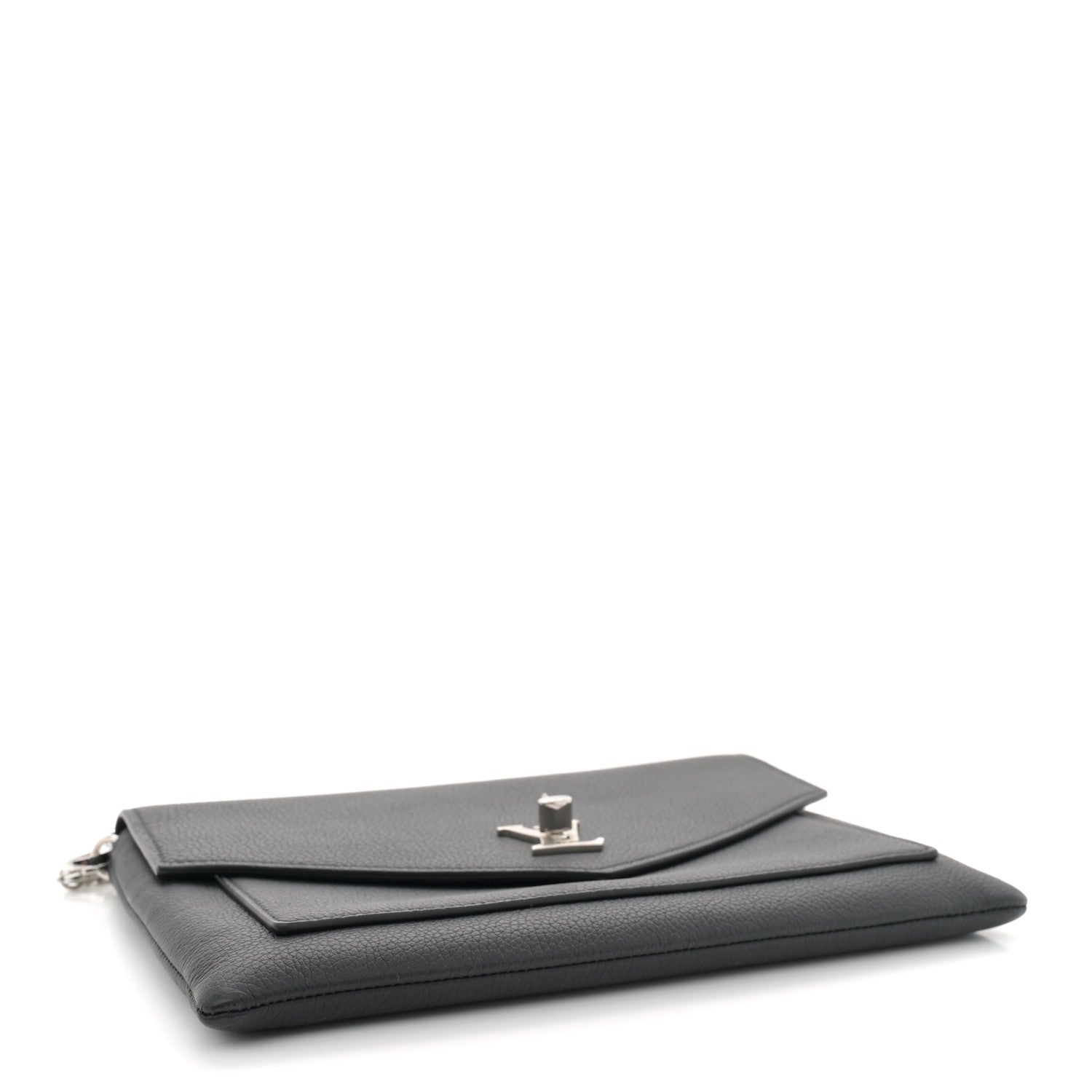 Louis Vuitton Soft Calfskin My Lockme Chain Pochette Black 4 of 10