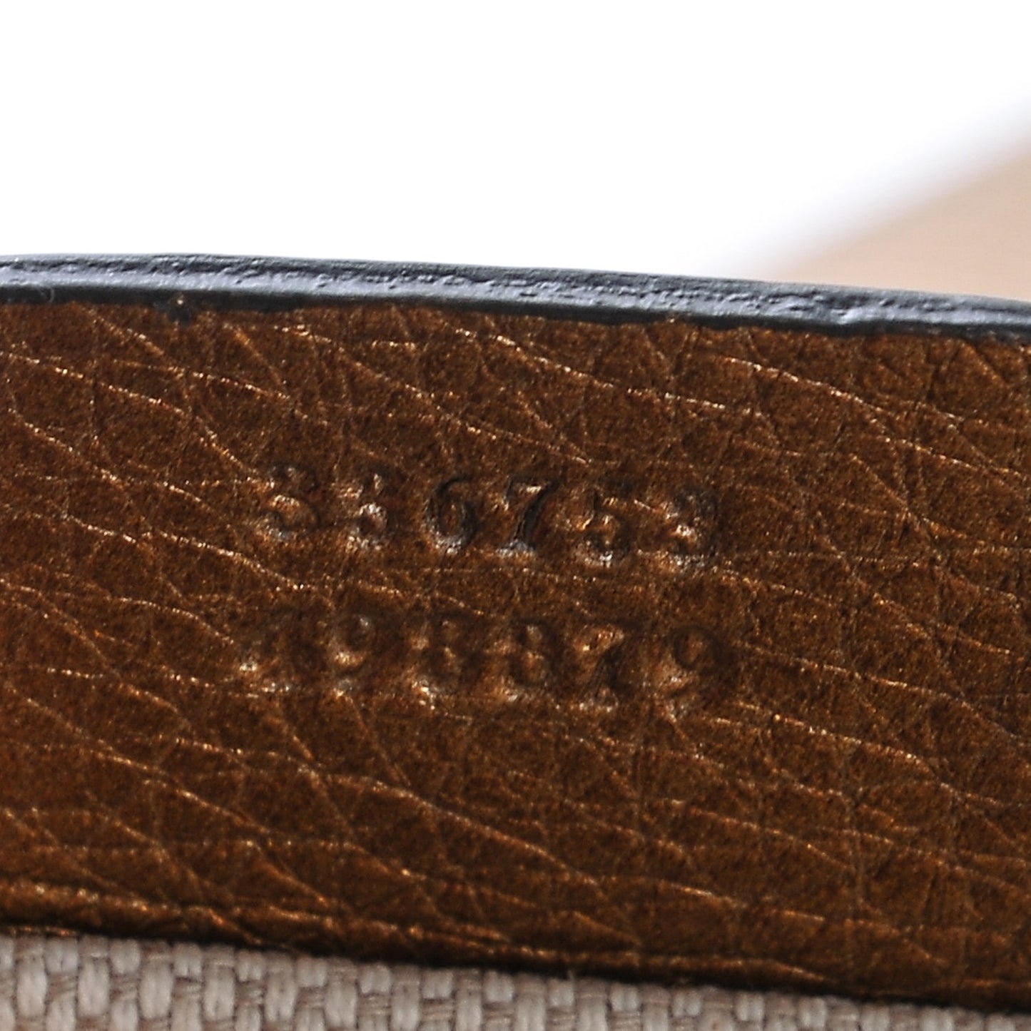 Metallic Pebbled Calfskin Medium Soho Clutch Gold Ombre
