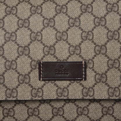 Gucci GG Plus Monogram Messenger Diaper Bag Dark Brown 9 of 9