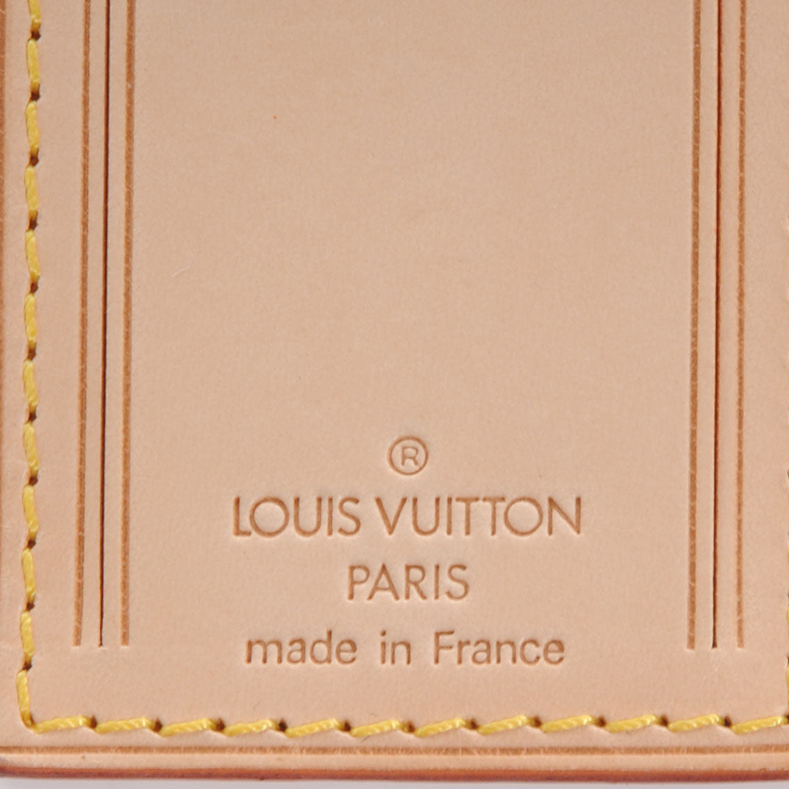 Vachetta Leather Luggage Tag