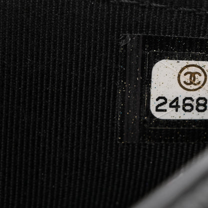 Chanel Lambskin Quilted Wallet On Chain WOC Black 8 of 13