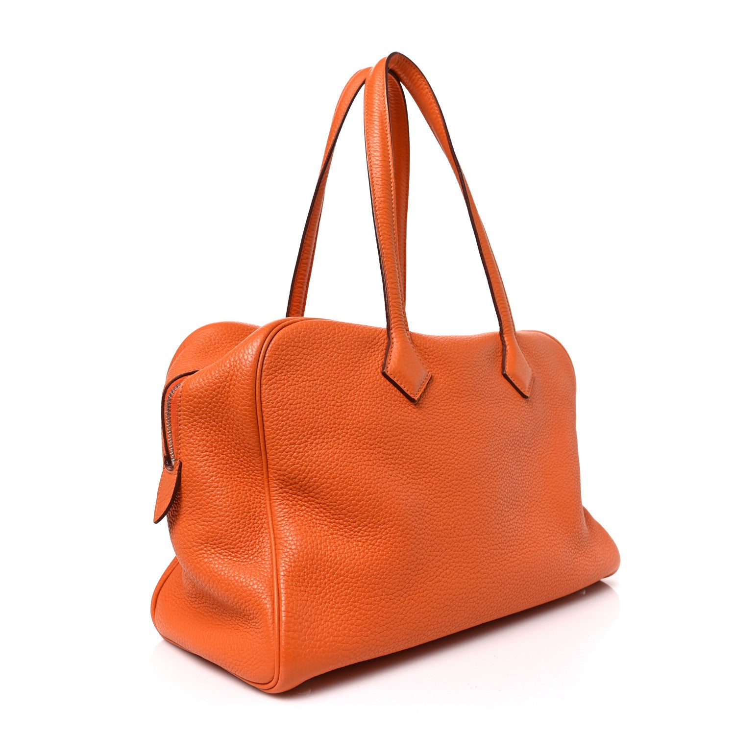 Hermes Taurillon Clemence Victoria II 35 Orange 3 of 8