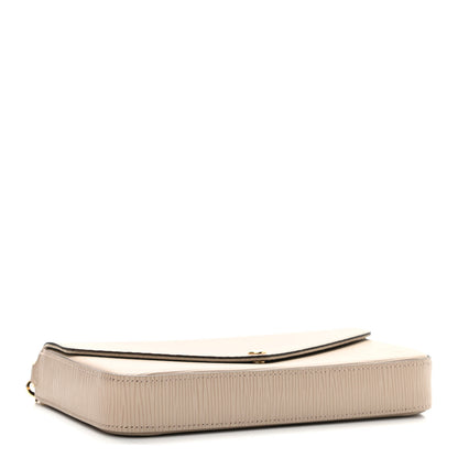 Louis Vuitton Epi Felicie Pochette Chain Wallet Galet 5 of 9