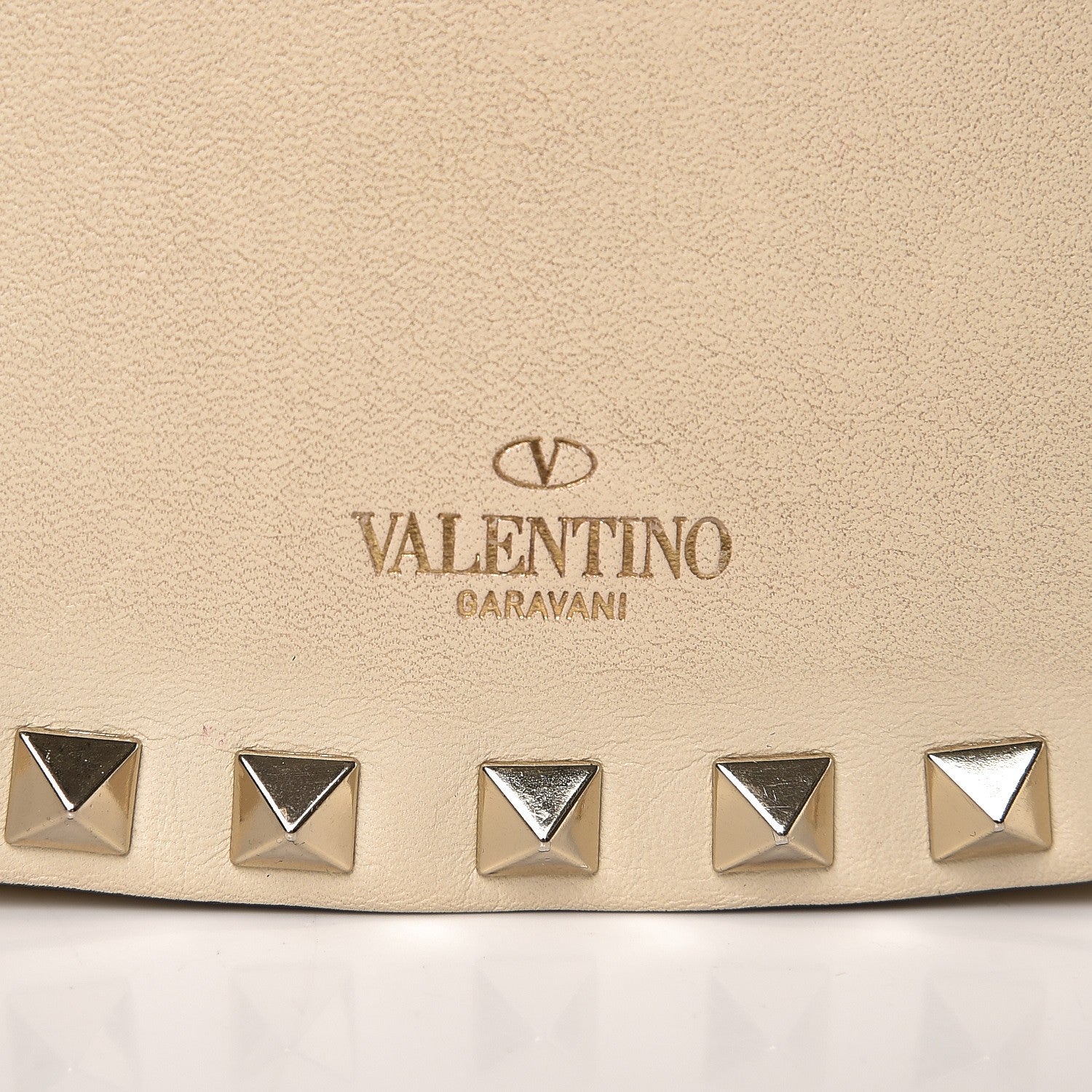 Valentino Garavani Vitello Rockstud Crossbody Saddle Bag Ivory 7 of 12