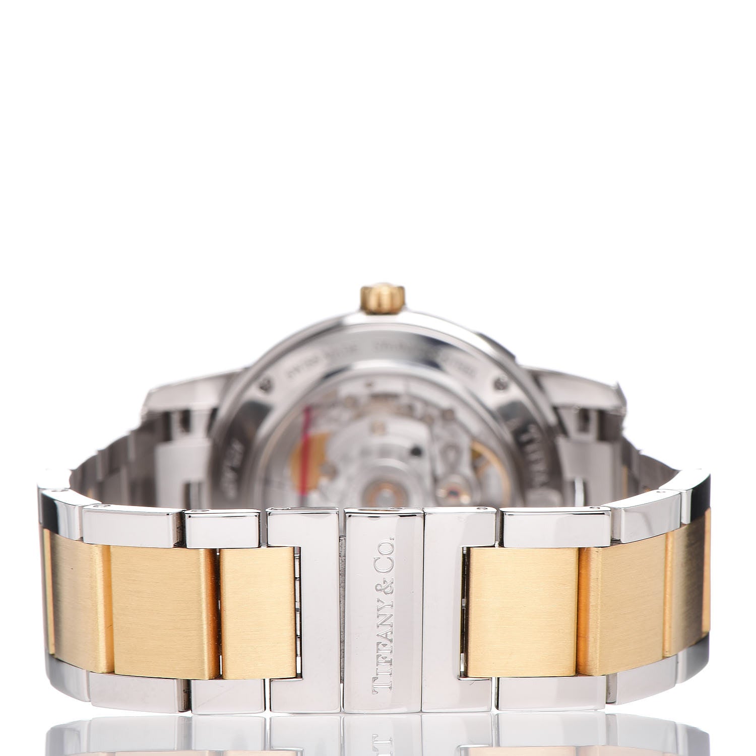 Tiffany Stainless Steel 18K Yellow Gold 37mm Atlas 3-Hand Automatic Watch 4 of 7