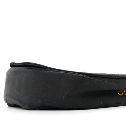 Chanel Satin Quilted Half Moon Flap Black 11 of 16