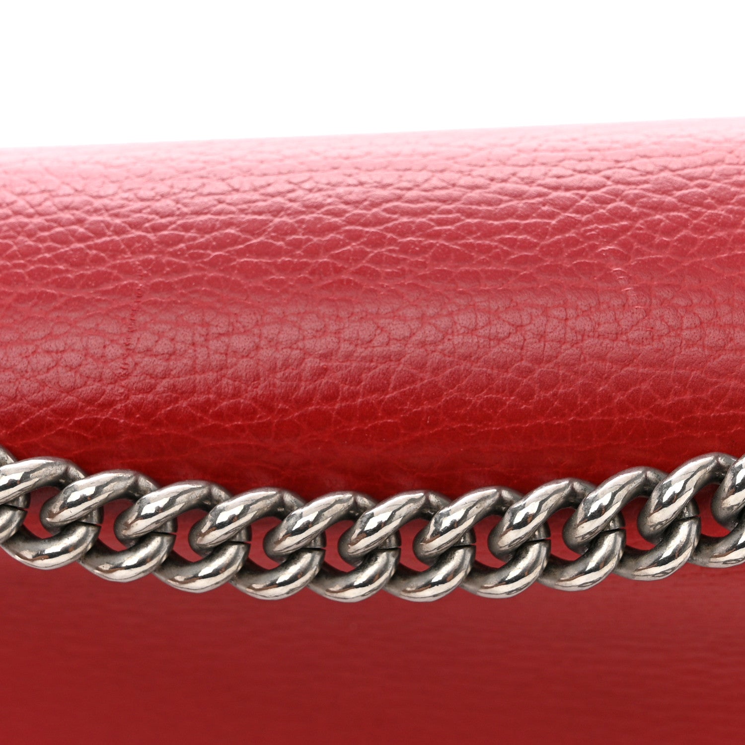 Gucci Dollar Calfskin Swarovski Crystal Small Dionysus Shoulder Bag Hibiscus Red 12 of 12