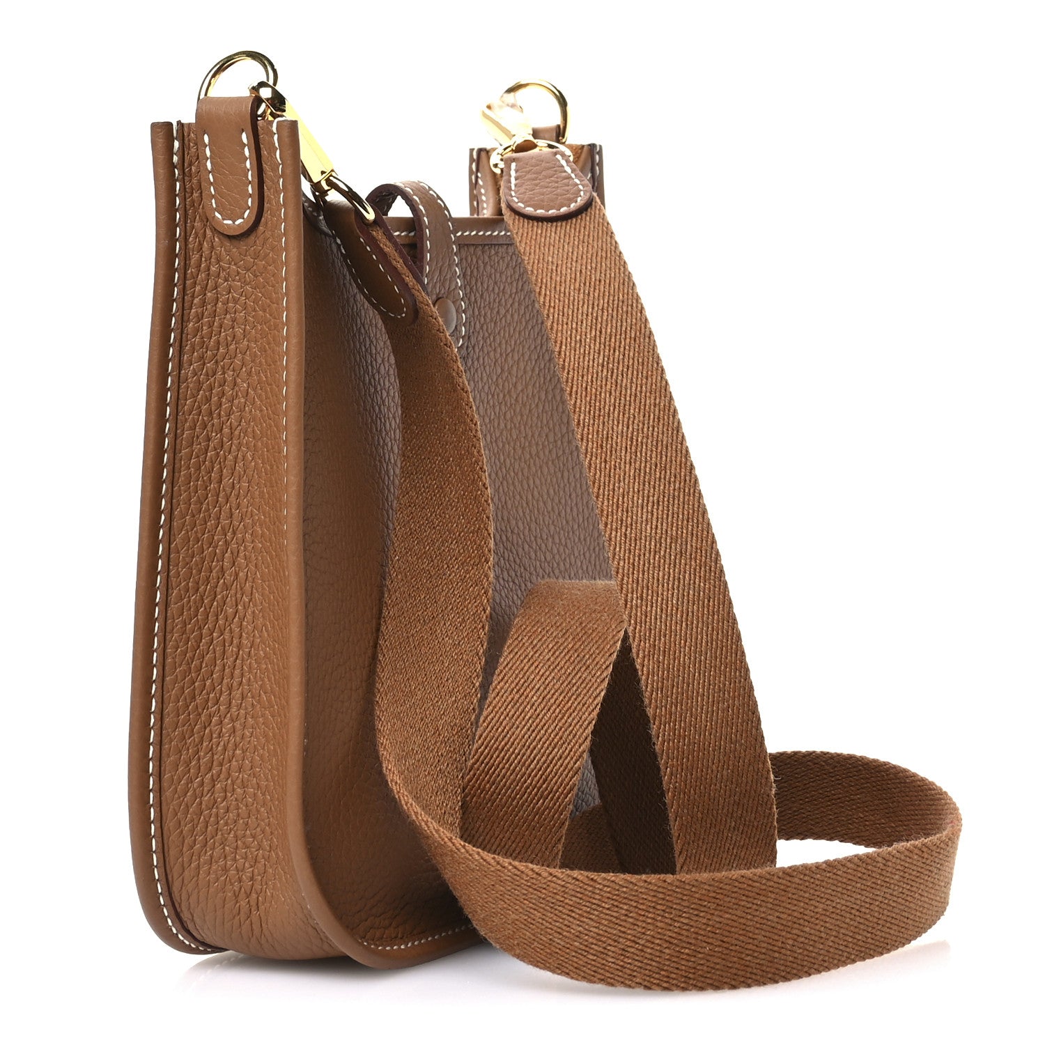 Hermes Taurillon Clemence Evelyne TPM Gold 3 of 11