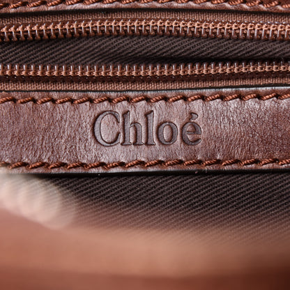 Chloe Metallic Calfskin Kerala Tote Bronze 8 of 10