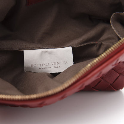 Bottega Veneta Nappa Intrecciato Cosmetic Pouch Red 8 of 10