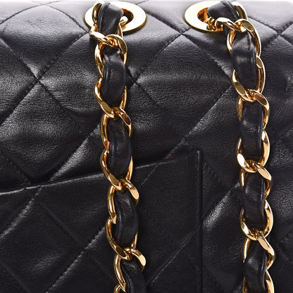 Chanel Lambskin Quilted XL Jumbo Single Flap Black 14 of 15