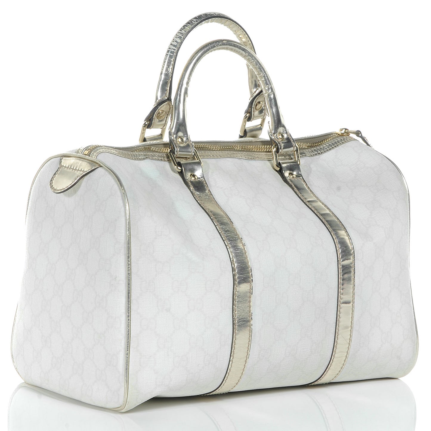 Monogram Medium Joy Boston Metallic