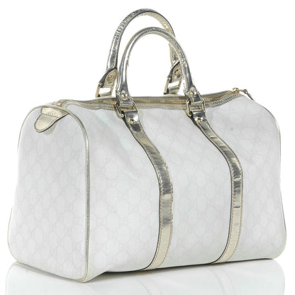 Gucci Monogram Medium Joy Boston Metallic 3 of 21