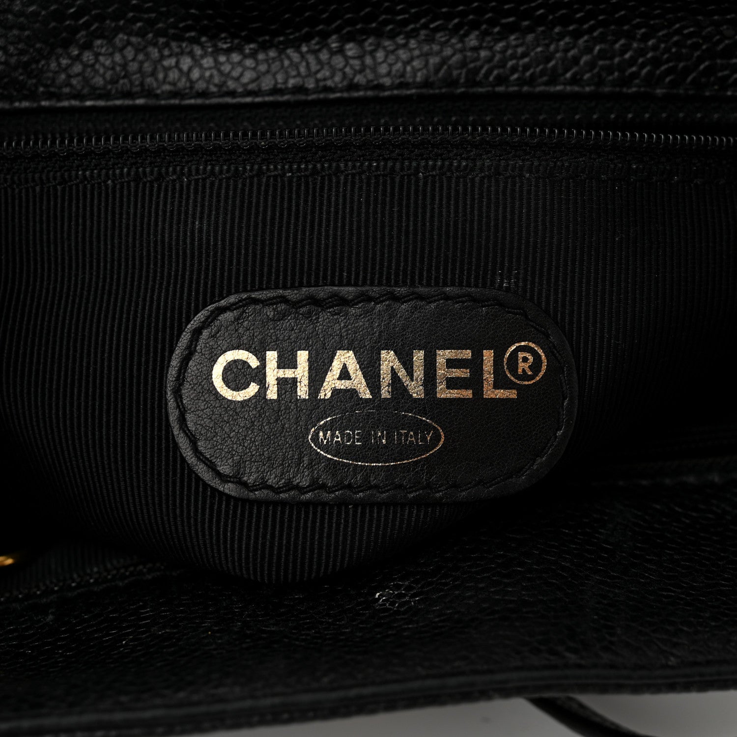 Chanel Caviar CC Backpack Black 6 of 13