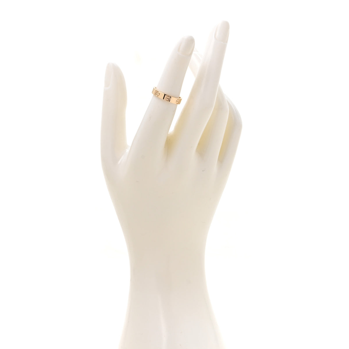 18K Yellow Gold 3.5mm LOVE Wedding Band Ring 50 5.25
