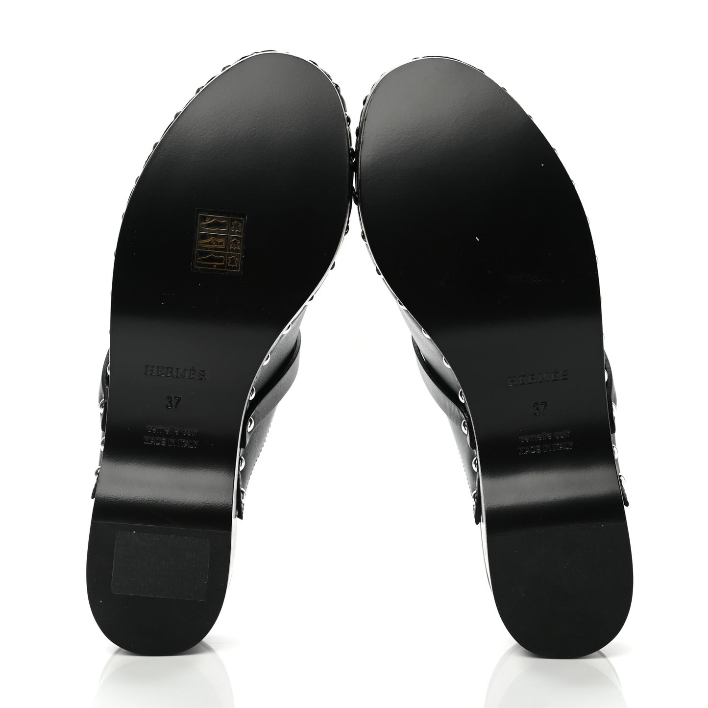Calfskin Carlotta Mules 37 Black