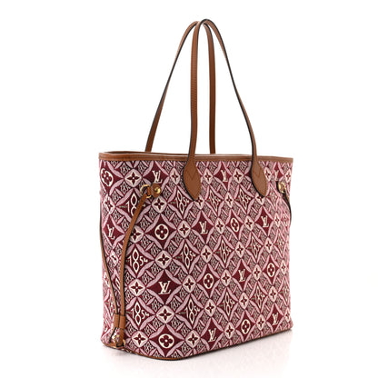 Louis Vuitton Jacquard Since 1854 Neverfull MM Bordeaux 3 of 9