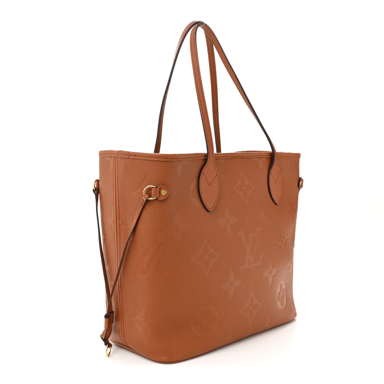 Louis Vuitton Empreinte Monogram Giant Neverfull MM Cognac 4 of 10