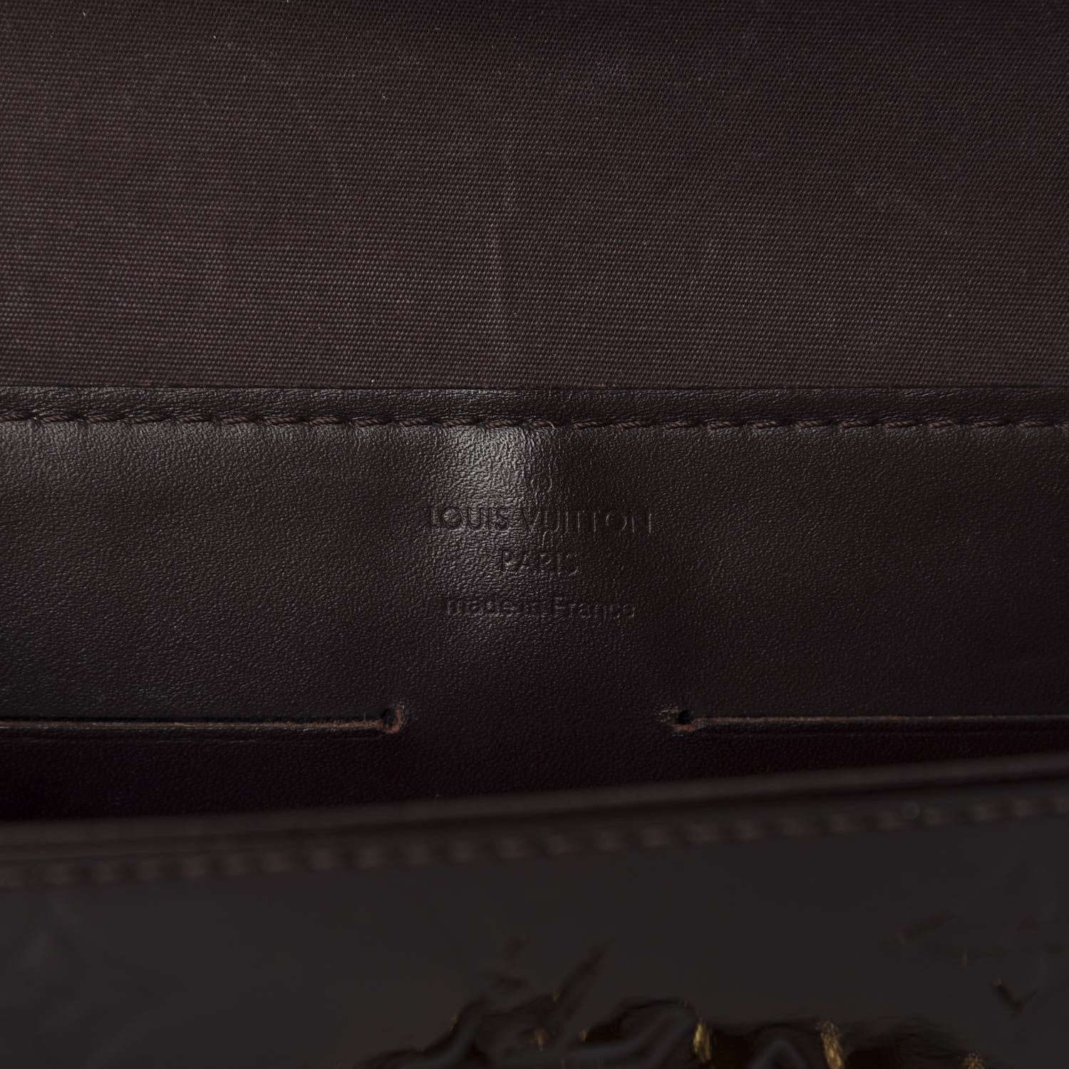 Louis Vuitton Vernis Ana Clutch Amarante 9 of 10