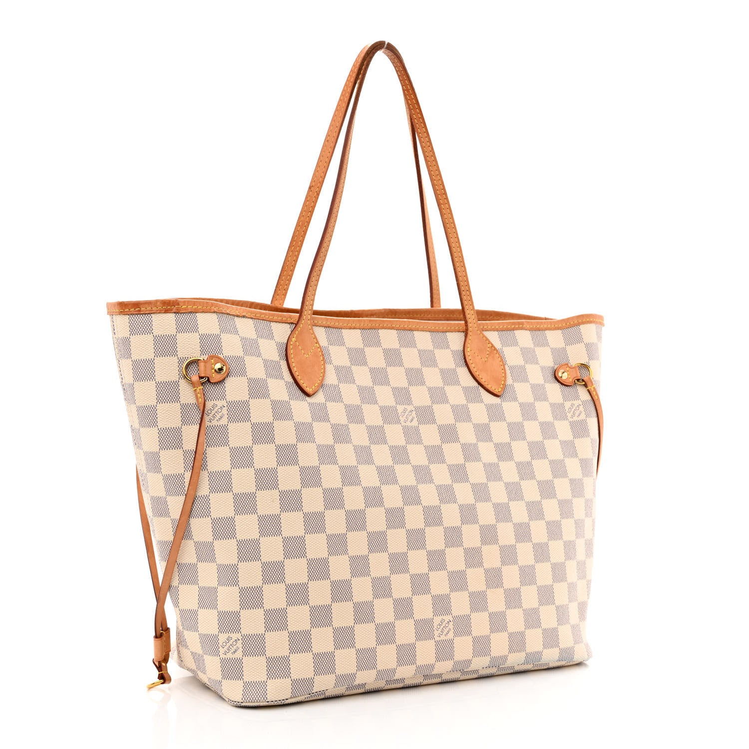 Louis Vuitton Damier Azur Neo Neverfull MM Rose Ballerine 4 of 13