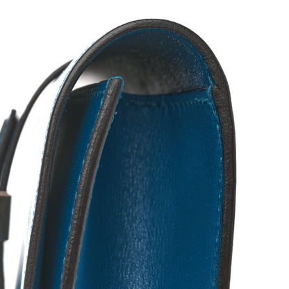 Hermes Tadelakt Medor 23 Clutch Bleu Izmir 12 of 14
