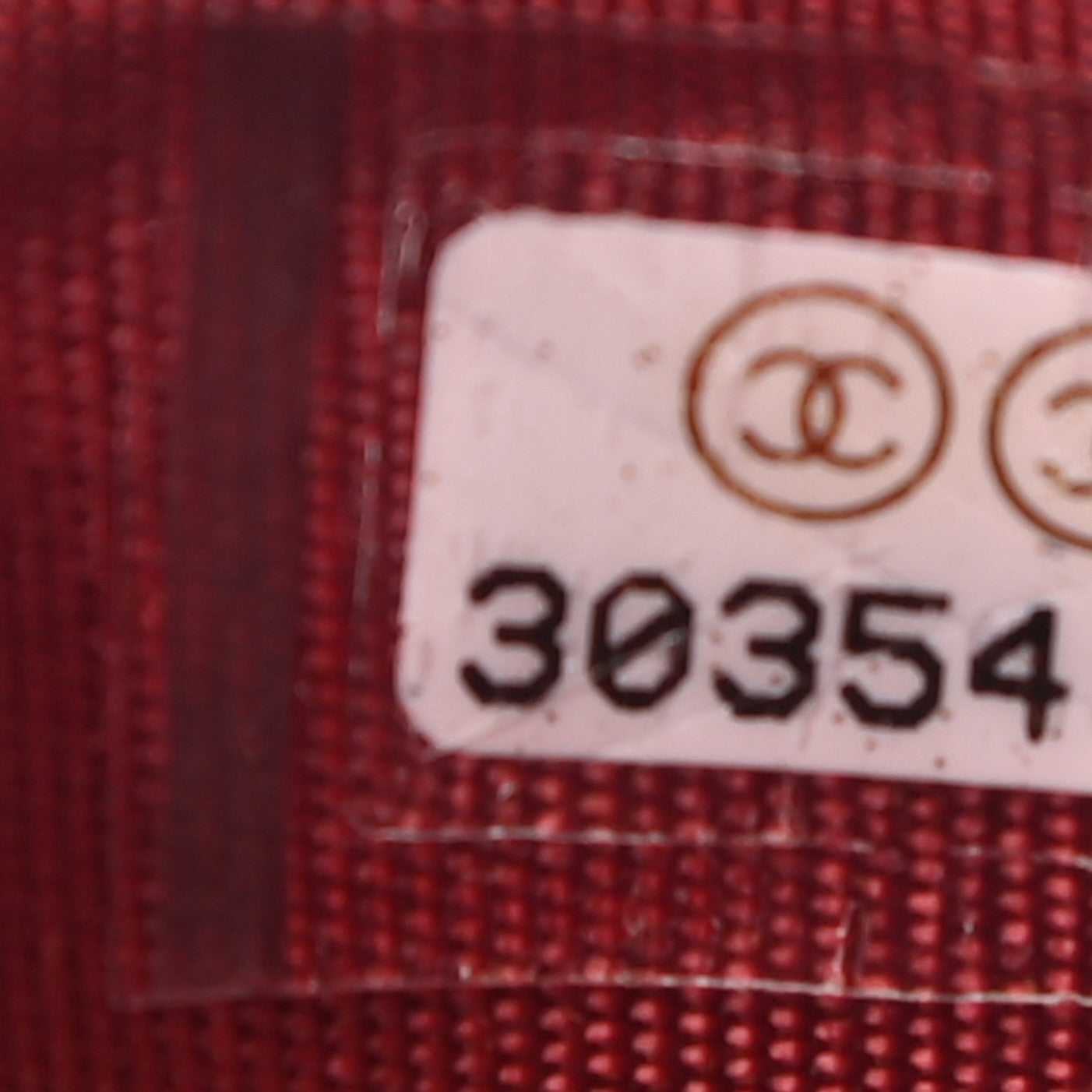 Goatskin Quilted Chanel 19 Card Holder Red