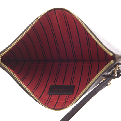 Louis Vuitton Damier Ebene Neverfull MM GM Pochette 5 of 8