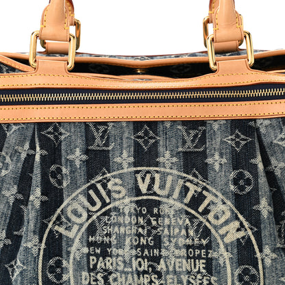 Louis Vuitton Denim Raye Cabas GM 7 of 9
