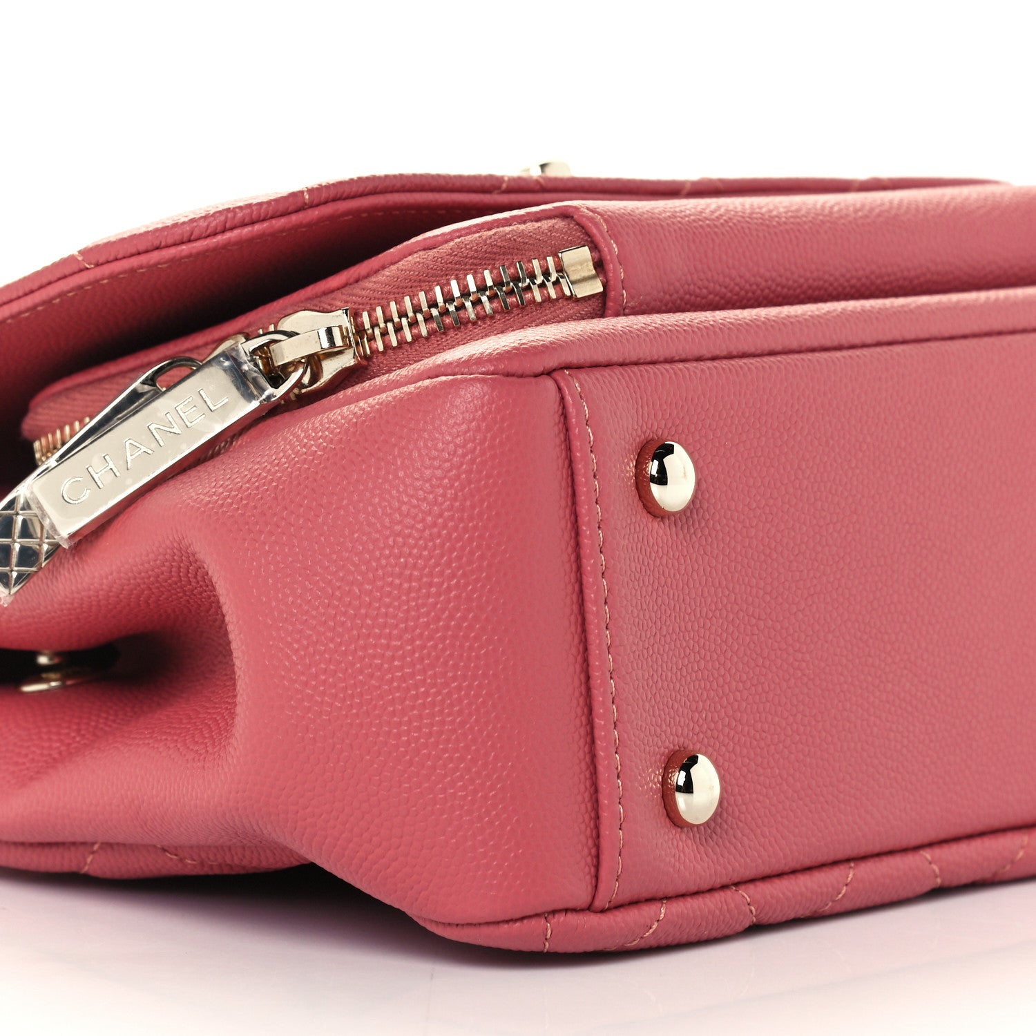 Chanel Caviar Quilted Small Business Affinity Flap Pink 9 of 11