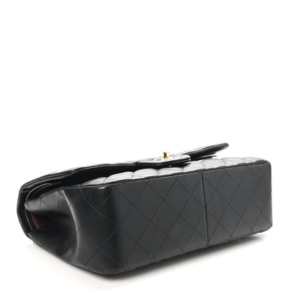 Chanel Lambskin Quilted Jumbo Double Flap Black 4 of 16