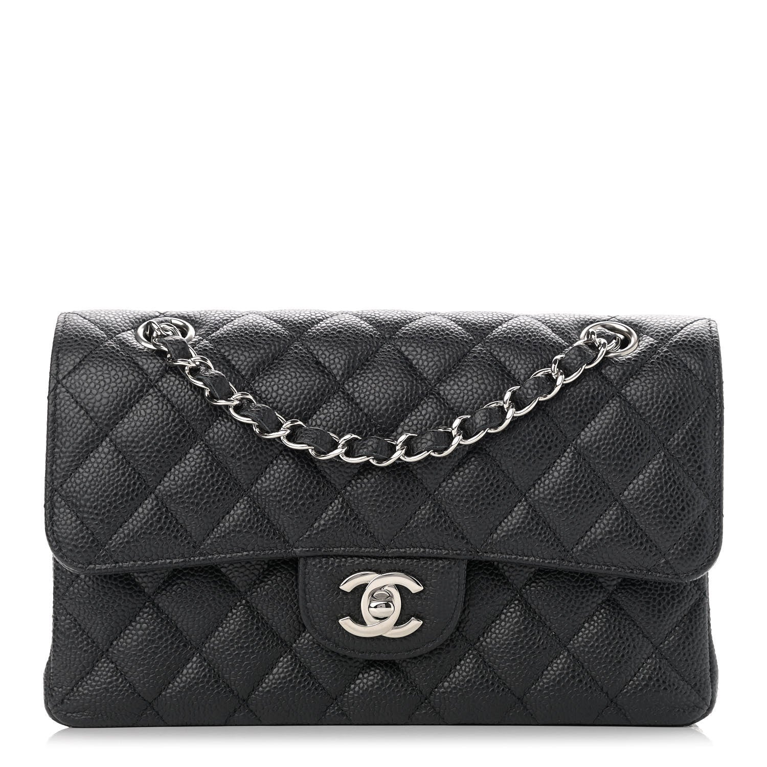 Chanel Caviar Quilted Small Double Flap Black 1 of 10