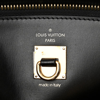 Louis Vuitton Calfskin Monogram Damier Tressage City Steamer MM Creme 6 of 11