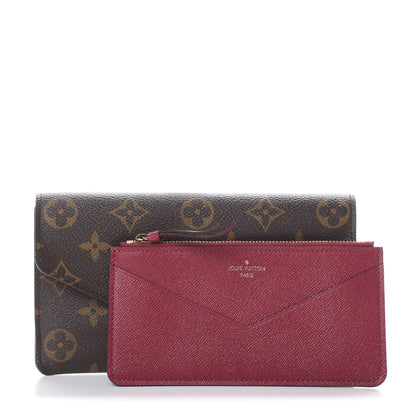 Louis Vuitton Monogram Jeanne Wallet Fuchsia 1 of 9