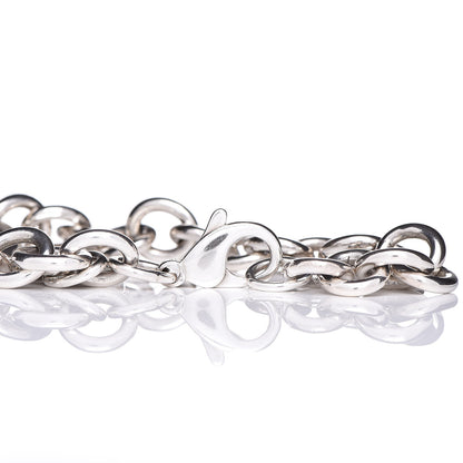 Tiffany Sterling Silver Heart Tag Charm Bracelet 4 of 5