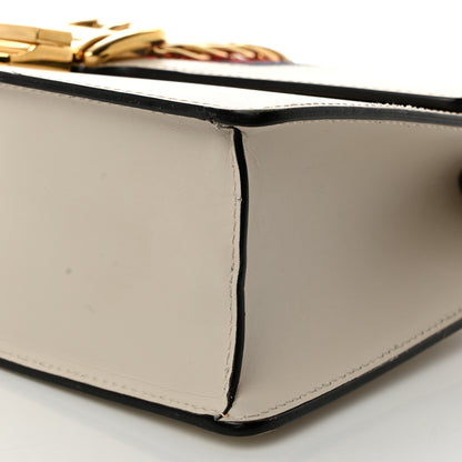 Gucci Calfskin Small Sylvie Shoulder Bag Off White 10 of 11