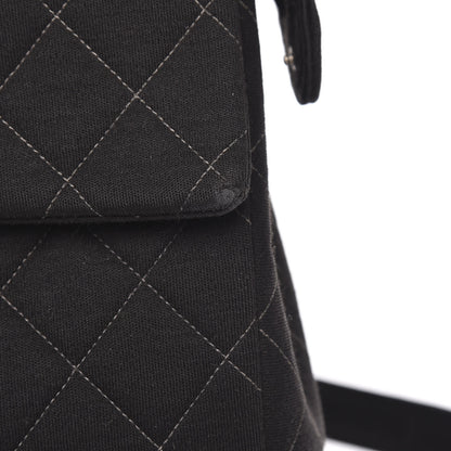 Chanel Jersey Quilted Backpack Black 10 of 14