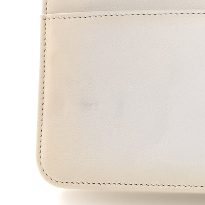 Chanel Metallic Galuchat Stingray Lambskin Boy Wallet On Chain WOC Silver 14 of 14