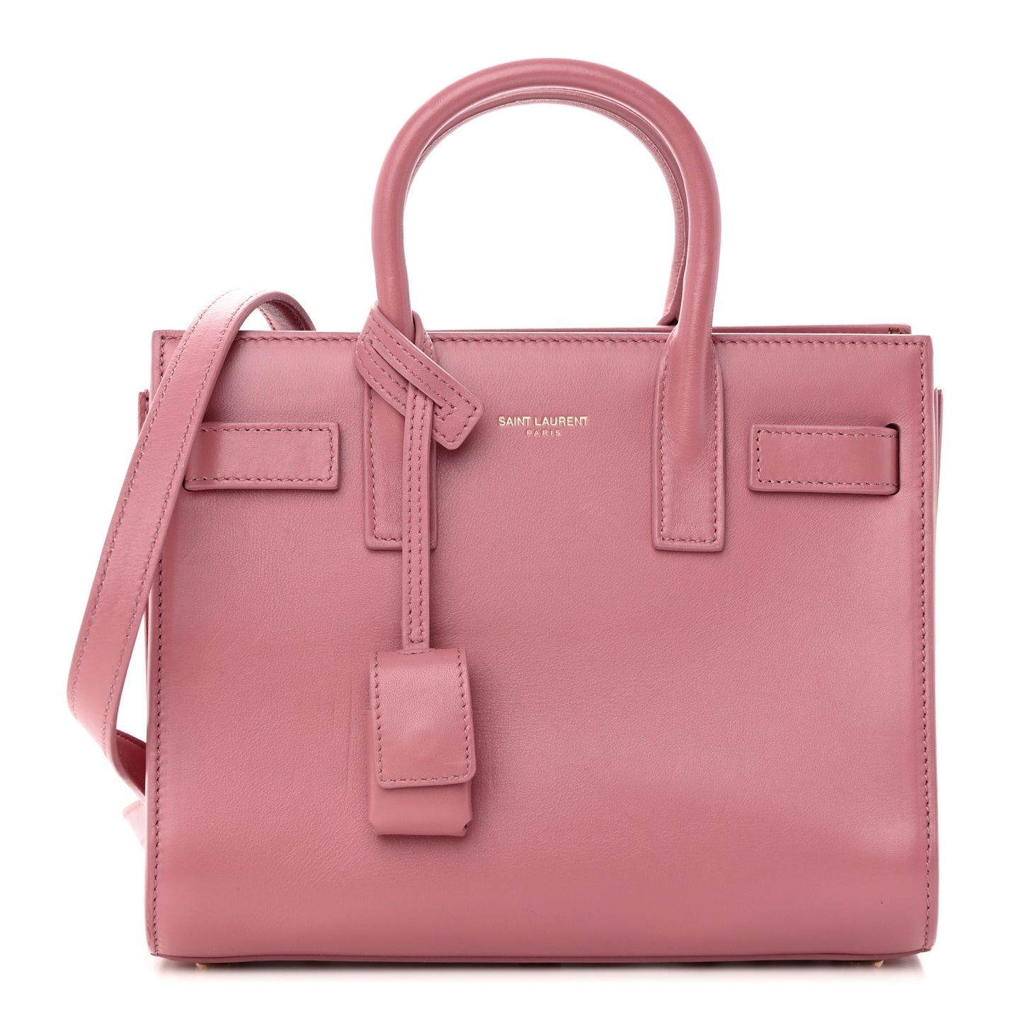 Calfskin Nano Sac De Jour Rose Dark