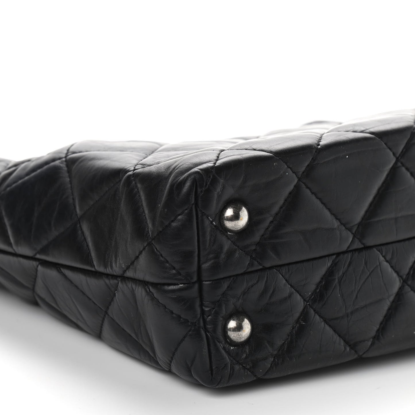 Aged Calfskin Reissue 2.55 Small Tote Black